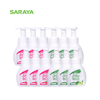 [ ขายยกลัง 12 ขวด ] สบู่โฟมล้างมือ ซิลกี้วอช (ขวด) : Silky Wash Hand Soap (Bottle) 300 ml. x 12 pcs.