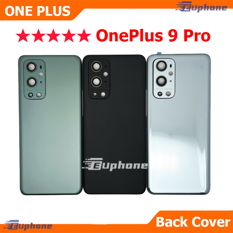 ใหม่ ฝาครอบแบตเตอรี่ด้านหลัง OnePlus 9 Pro battery back cover สําหรับ oneplus9Pro/1+9pro ติดเลนส์