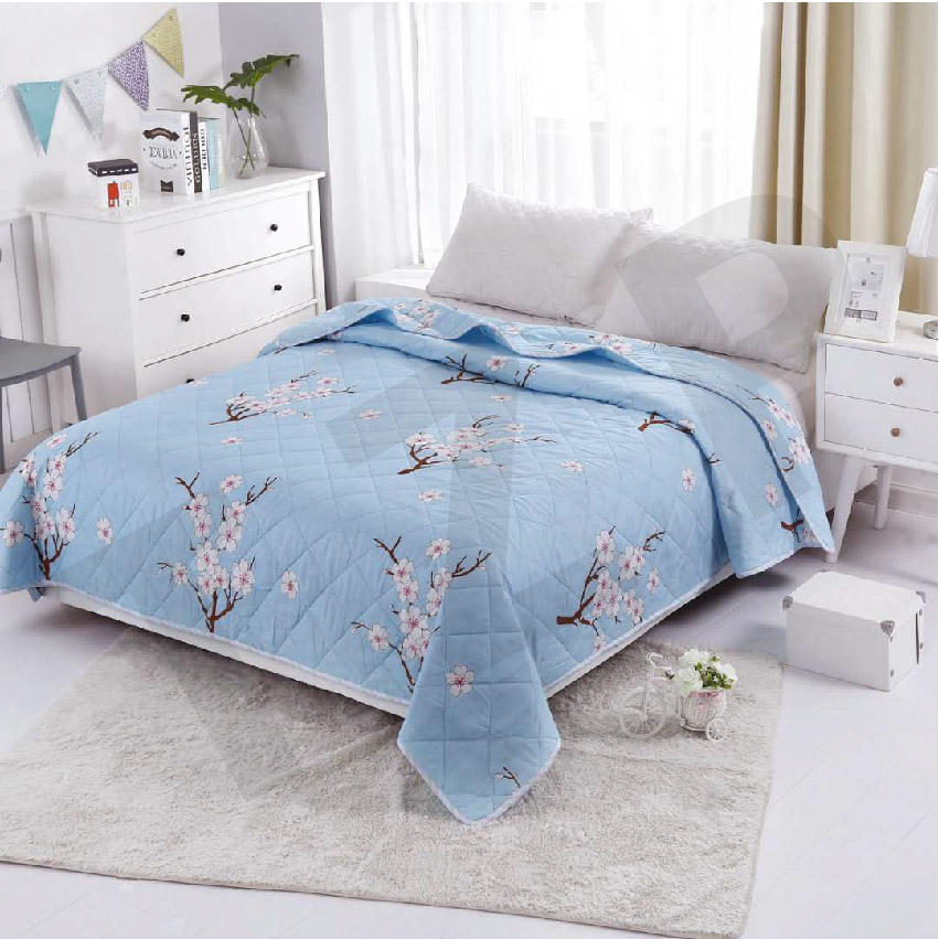 ELIYA ผ้าห่ม เนื้อผ้าฝ้ายแบบไส้ใยบาง ขนาด 6 ฟุต 180X200 CM ราคา ถูกที่สุด ดีลบีเคเค แกลเลอรีภาพที่ 2