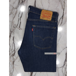 กางเกงยีนส์ Levis FROM USA MADE IN MEXICO รุ่น513 เอว32 ยาว31 ขากระบอกเล็ก ซิป ผ้ายืดCOTTON98% (ST122) SL