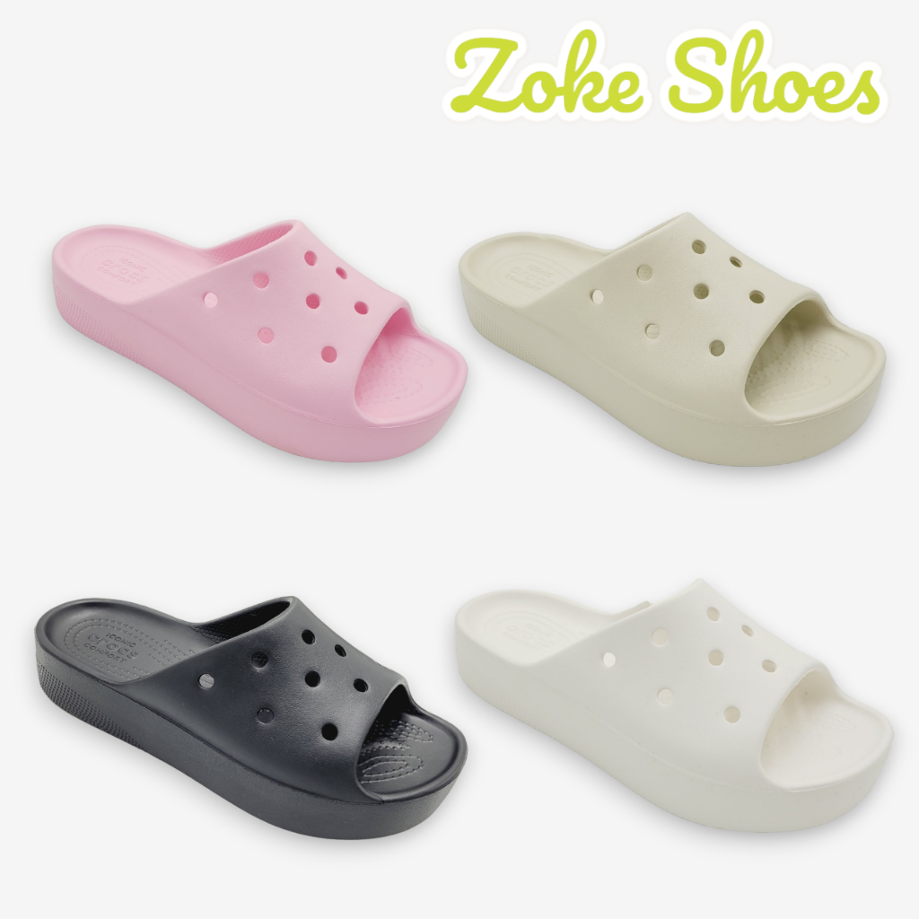รองเท้า Crocs Classic Platform Slide