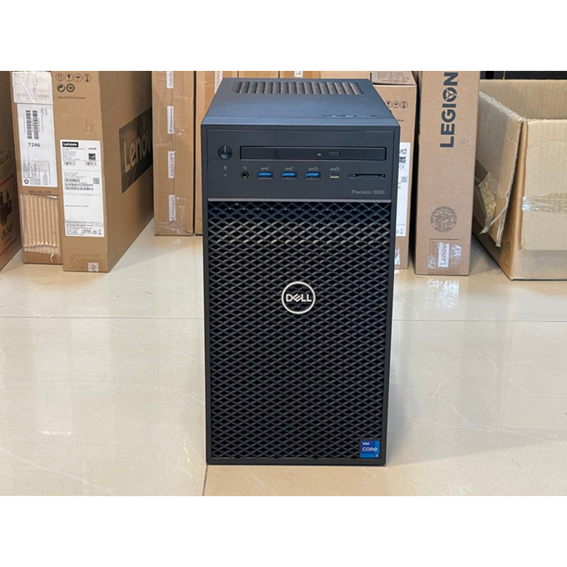 Dell Precision T3650 MT i7-11700K SSD512GB RAM32GB Quadro P5000(16GB DDR6)งานคำนวน ออกแบบ 2D 3D สตรี