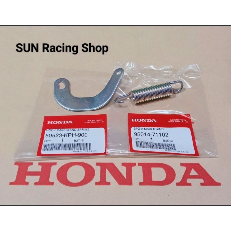 วงเดือนขาตั้งคู่ + สปริงขาตั้งคู่ WAVE125 (แท้ศูนย์) เวฟ125 R / S / I ไฟเลี้ยวบังลม