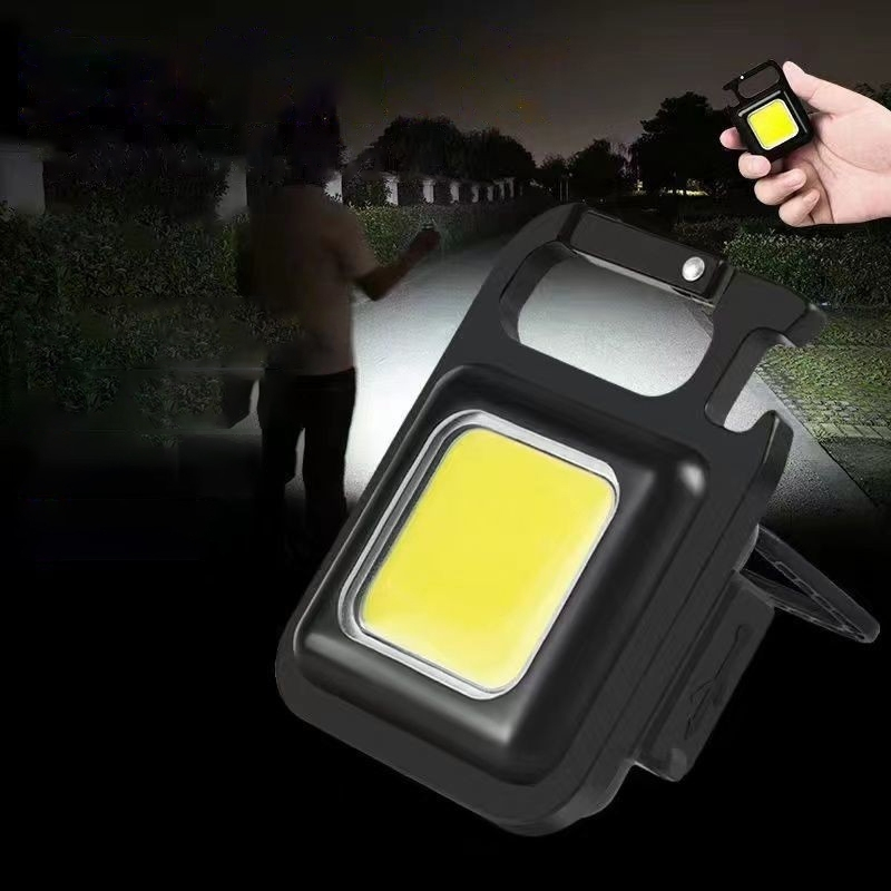 PA0017 ไฟฉาย Cob LED ขนาดเล็ก แบบพกพาสว่าง ไฟฉายฉุกเฉิน ลูเมนส์ 3 โหมด 500mAh