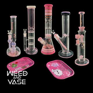 บ้องแก้ว Pink Glass Bong Collection รวมสีชมพู