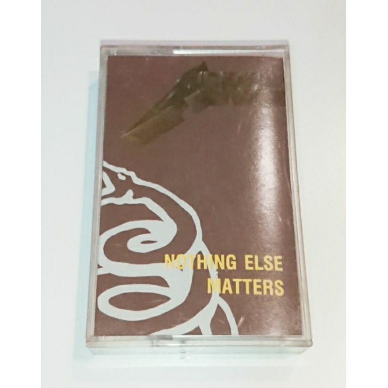 เทป​เพลง​ Cassette​ Tape​ เทป​คา​สเซ็ท​ METALLICA : NOTTING​ ELSE MATTERS (1992)