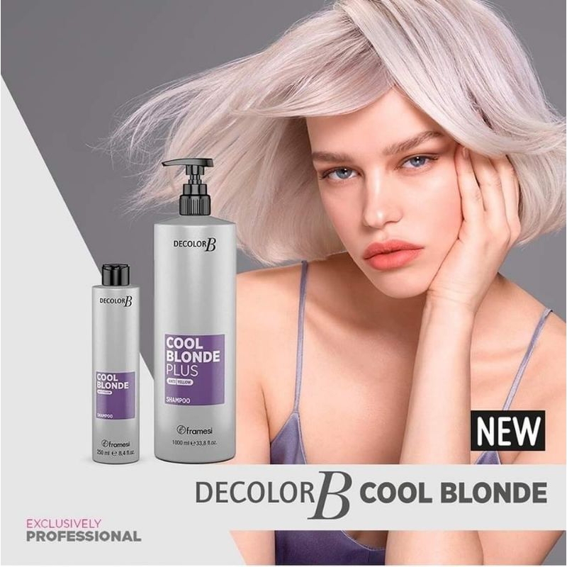 แชมพูม่วง แพคเกจใหม่ล่าสุด ❤️ Framesi Morphosis Cool Blonde Shampoo 250ml. /1,000 ml แชมพูแอนตี้เยลโล่