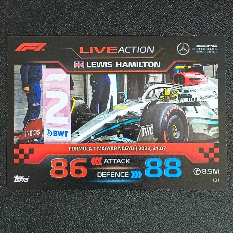 การ์ดฟอร์มูล่าวัน (LIVE ACTION) TURBO ATTAX 2023 TRADING CARD GAME FIA FORMULA ONE WORLD CHAMPIONSHI