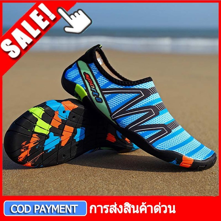 รองเท้าชายหาดและรองเท้ากีฬาน้ำสามารถสวมใส่ได้ด้วยรองเท้า 35-45 สำหรับผู้ชายและผู้หญิงแห้งอย่างรวดเร็ว
