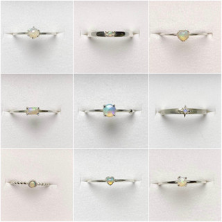 Winterwinter Jewelry Silver925 : เครื่องประดับเงินแท้ รวมแบบแหวนโอปอล์ ( opal )