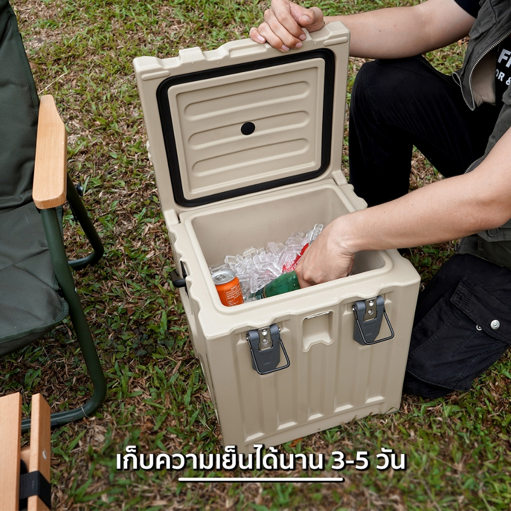 ถังน้ำแข็ง กระติกน้ำแข็ง เก็บความเย็น FEELFREE COOLER GENIE ขนาด 20 ลิตร - รูปที่ 2