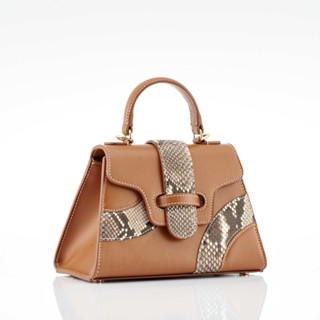 XOTIQUE Emily Tan Leather with Python