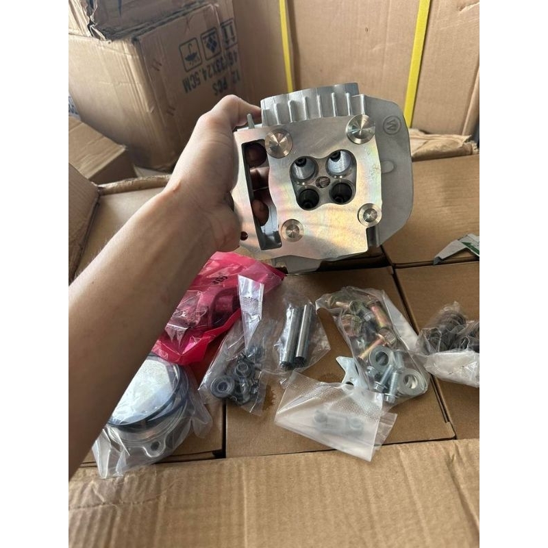 ฝา4วาล์ว w125 24/27 ฝา4Vw125 ลูก70-74 ฝา4วาวw125 24/27 ฝาลูก70-74 4V w125