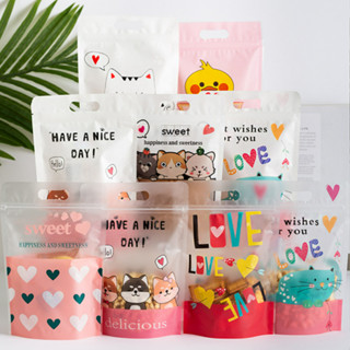 Bakery D'VER ❤️ ถุงซิป ลายการ์ตูน Happy Birthday ขนาด 15.5x2…