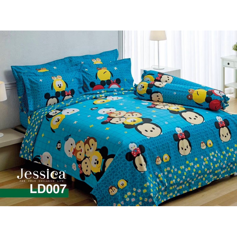 ผ้าปูที่นอนขนาด3.5,5,6ฟุตไม่รวมนวมJessica