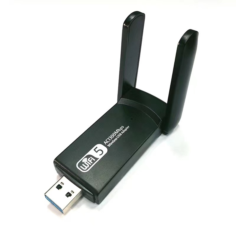 ตัวรับสัญญาณไวไฟ USB WIFI 5.0G + 2.4GHz Speed1300Mbps USB3.0