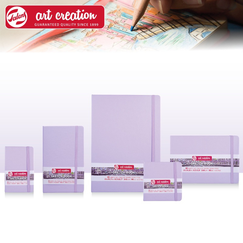 สมุดสเก็ต SKETCHBOOK TAC 21x14.8 ซม. 140 แกรม 80 แผ่น - รูปที่ 3