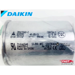 แค็ป Daikin (ไดกิ้น) แท้100% 25+2uf 440 VAC รหัส 4011525 คาปาซิเตอร์ 3ขั่ว แคปรัน แอร์ไดกิ้น CAPACITOR 25+2uf ( 25uf )
