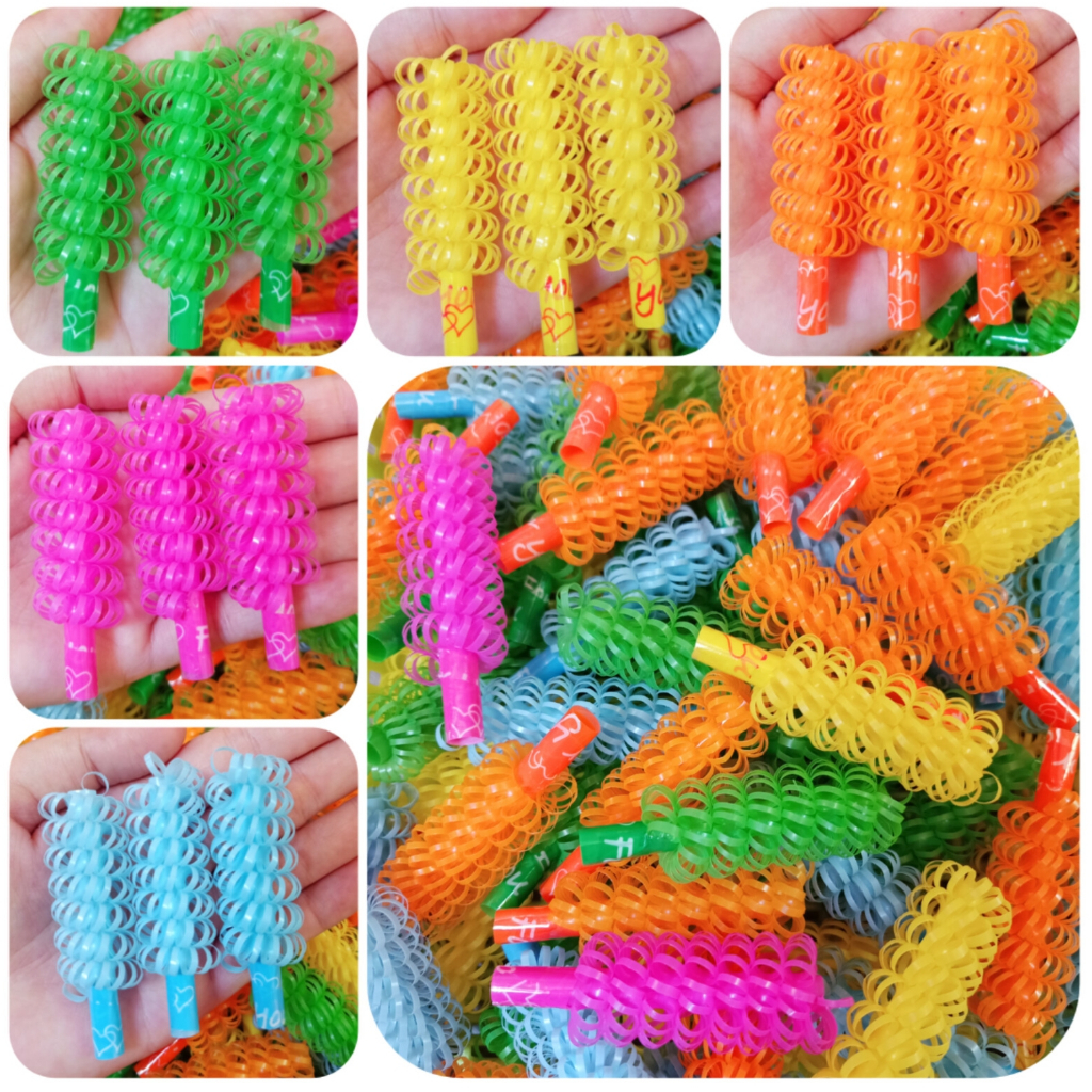 หลอดซอย ขนาด6มิล สำหรับตกแต่ง ไม้กฐิน ไม้ผ้าป่า ไม้เสียบธนบัตร คละสี