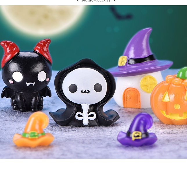 ฮาโลวีน V.3 ซอมบี้ เดวิล (ราคา/1 ชิ้น)  ตุ๊กตาแต่งบ้าน ตุ๊กตาแต่งสวน ของสะสม โมเดล จัดสวนถาด พร็อพถ่ายรูป