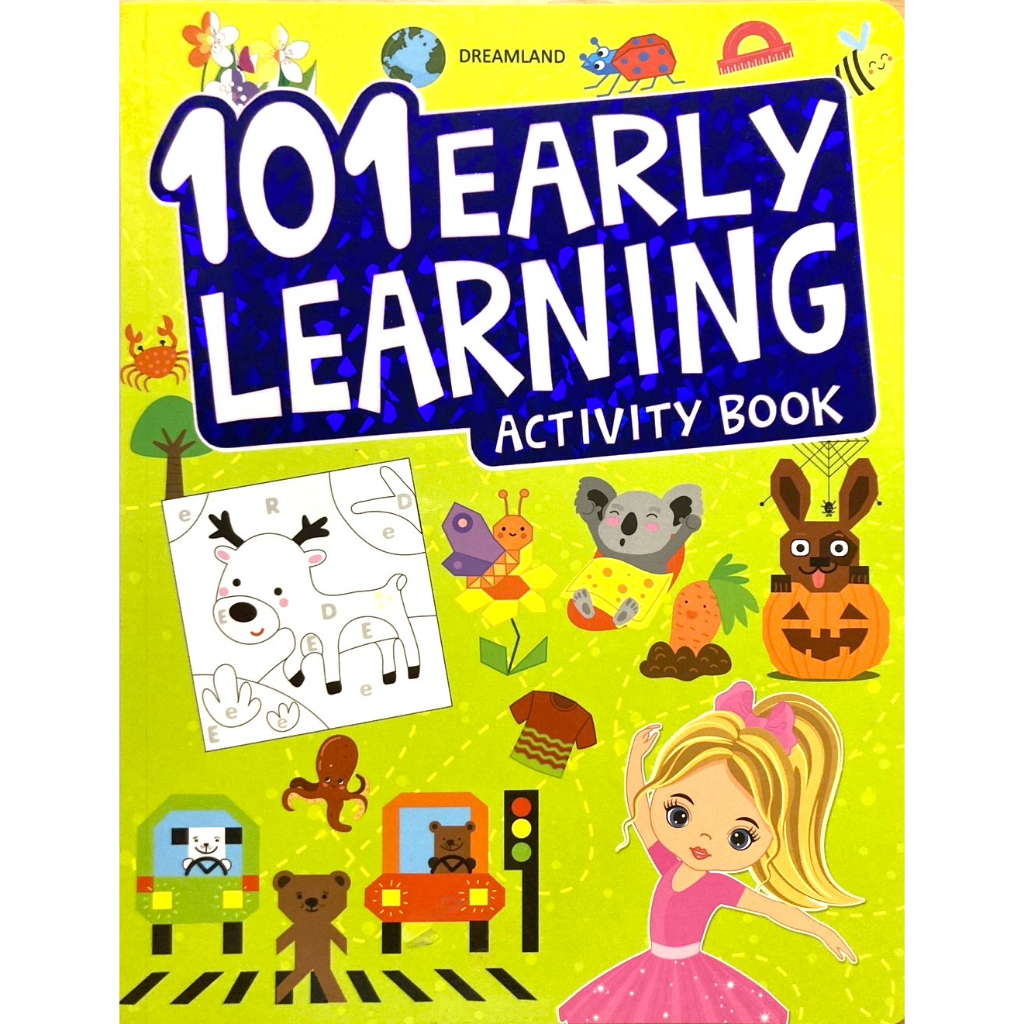 (Age3-5) 101 Early Learning Activity Books for kids สมุดกิจกรรมเสริมพัฒนาการสำหรับเด็ก หนังสือกิจกรรม (พร้อมส่ง จากไทย)
