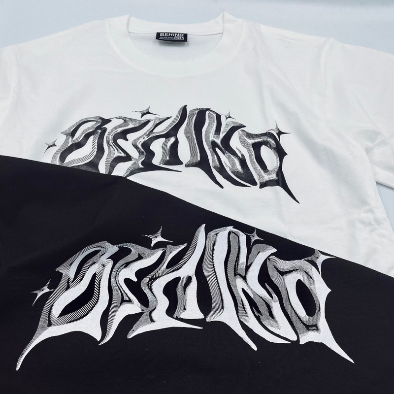 เสื้อยืด BEHIND แขนสั้น Oversize " BHX09 "