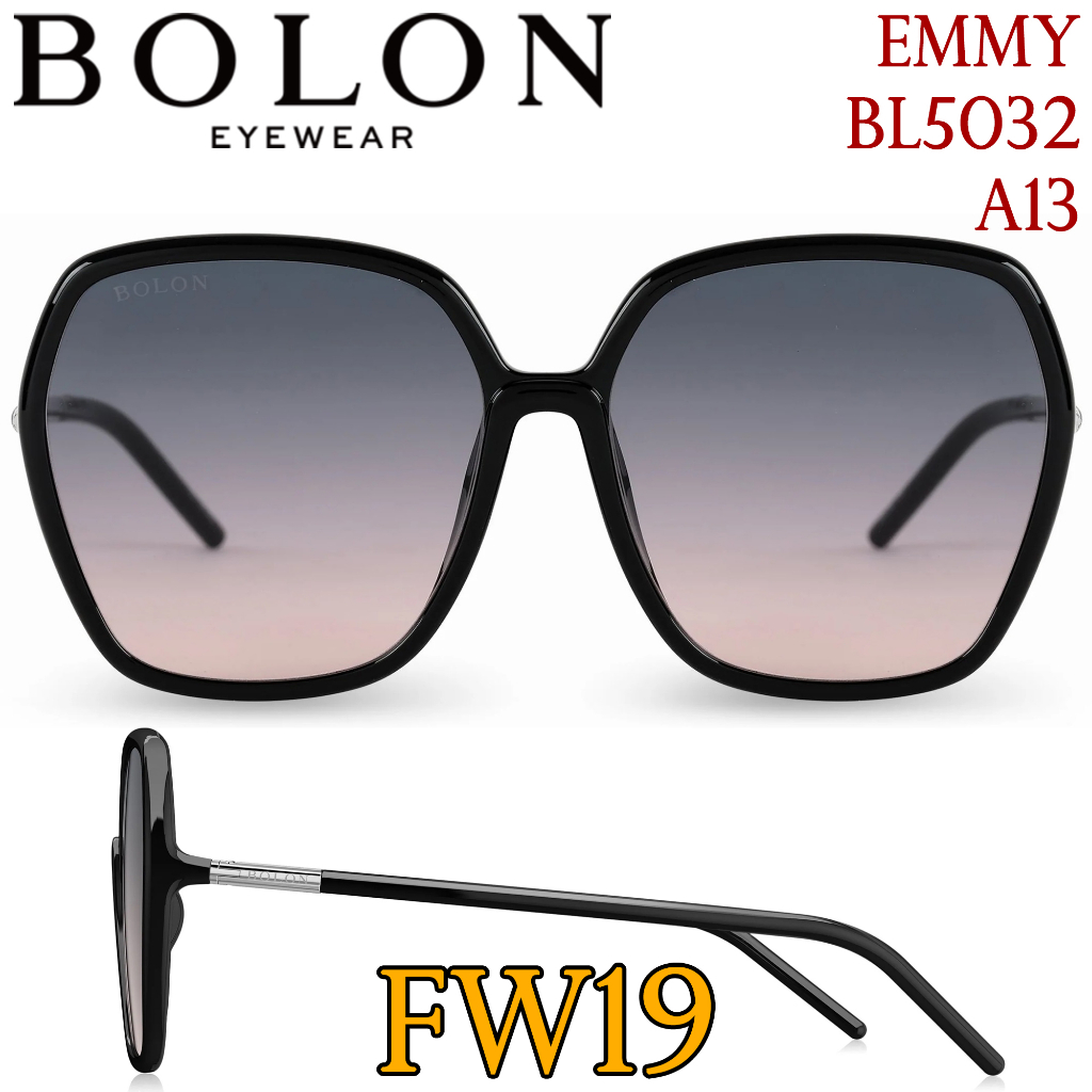 FW19 BOLON แว่นกันแดด รุ่น EMMY BL5032 A13 เลนส์ Nylon [TR90 Premium Alloy] แว่นของญาญ่า แว่นของเจเจ โบลอน กันแดด แว่นตา