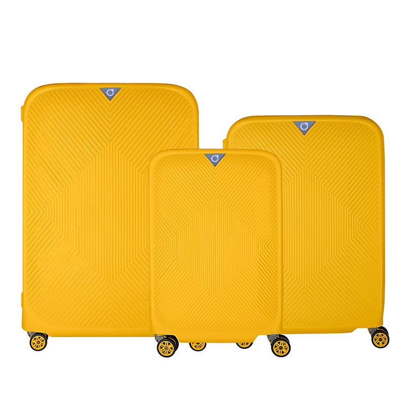 CAGGIONI กระเป๋าเดินทางแบบโครง รุ่นจอย (Joy frame) C20021 : สีเหลือง