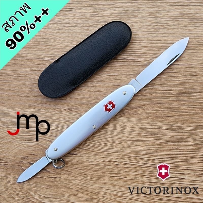 มีดพับVictorinox แก้มปิเนียม ใบมีด 2 ใบสภาพ90%++ ใบมีดสวยไม่รอย ของแท้SWISS MADE