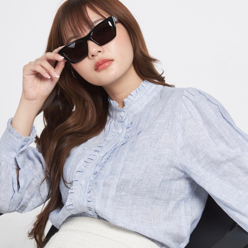 Moonland - Weekend Collar Shirt 100% Linen