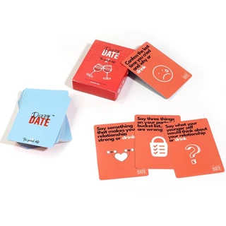 Dizzy date / Text or drink / Excited & Exhausted / Date night / Music lyrically - เกมปาร์ตี้ Fun Drinking Game for Party