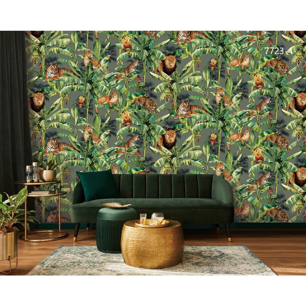 MD wallpaper วอลเปเปอร์ติดผนังชนิดทากาว ลายธรรมชาติ   หน้ากว้าง คอลเลกชัน M & G 2