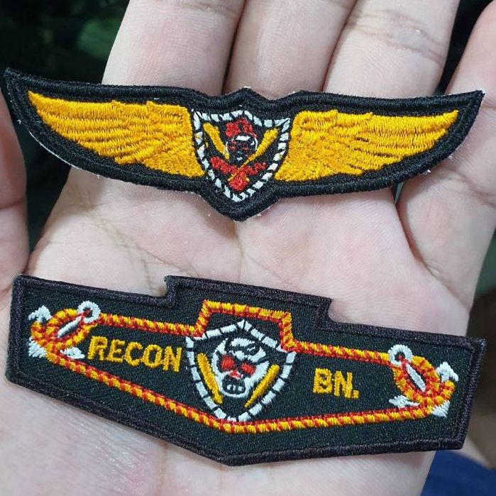 อาร์ม กองพันลาดตระเวณ นาวิกโยธิน 1 ชุด 2 ชิ้น