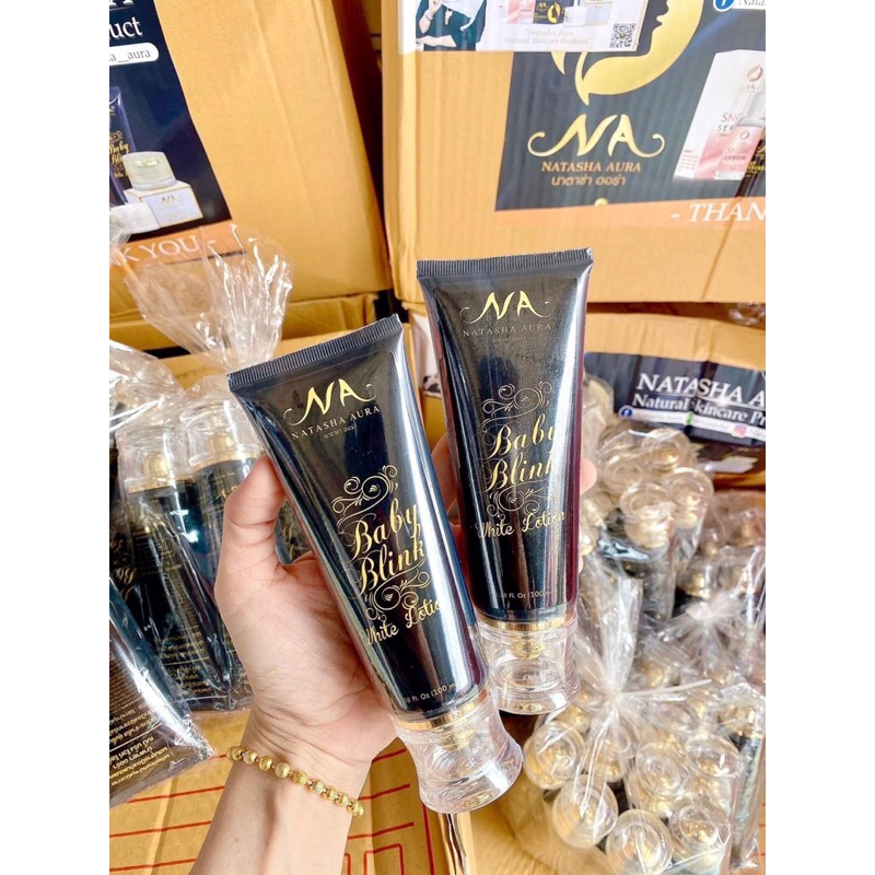 🔥พร้อมส่ง🔥โลชั่นนาตาชา🔥นาตาชาออร่าเบบี้บลิ้งไวท์โลชั่น