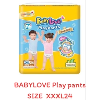 ถูกมากก✨️ผ้าอ้อมเบบี้เลิฟ เพลย์แพ้นท์ พรีเมี่ยม ไซด์ M - XXXL