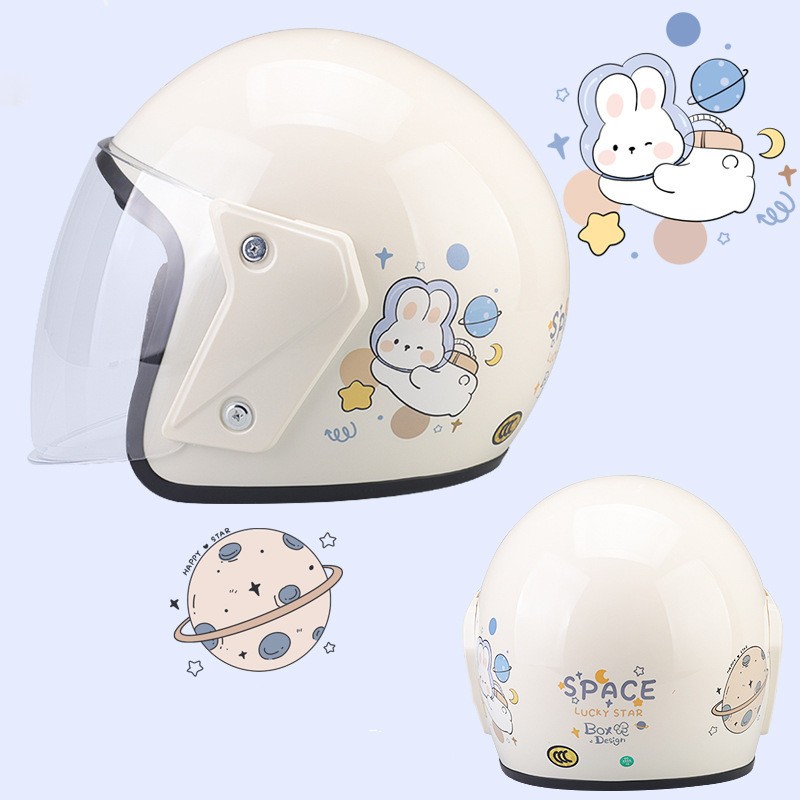 หมวกกันน็อคสำหรับสุภาพสตรี หมวกกันน็อคใหม่ยูนิเซ็กซ์กันความเย็นและกันน้ำแฟชั่นหมวกกันน็อคเต็มใบ
