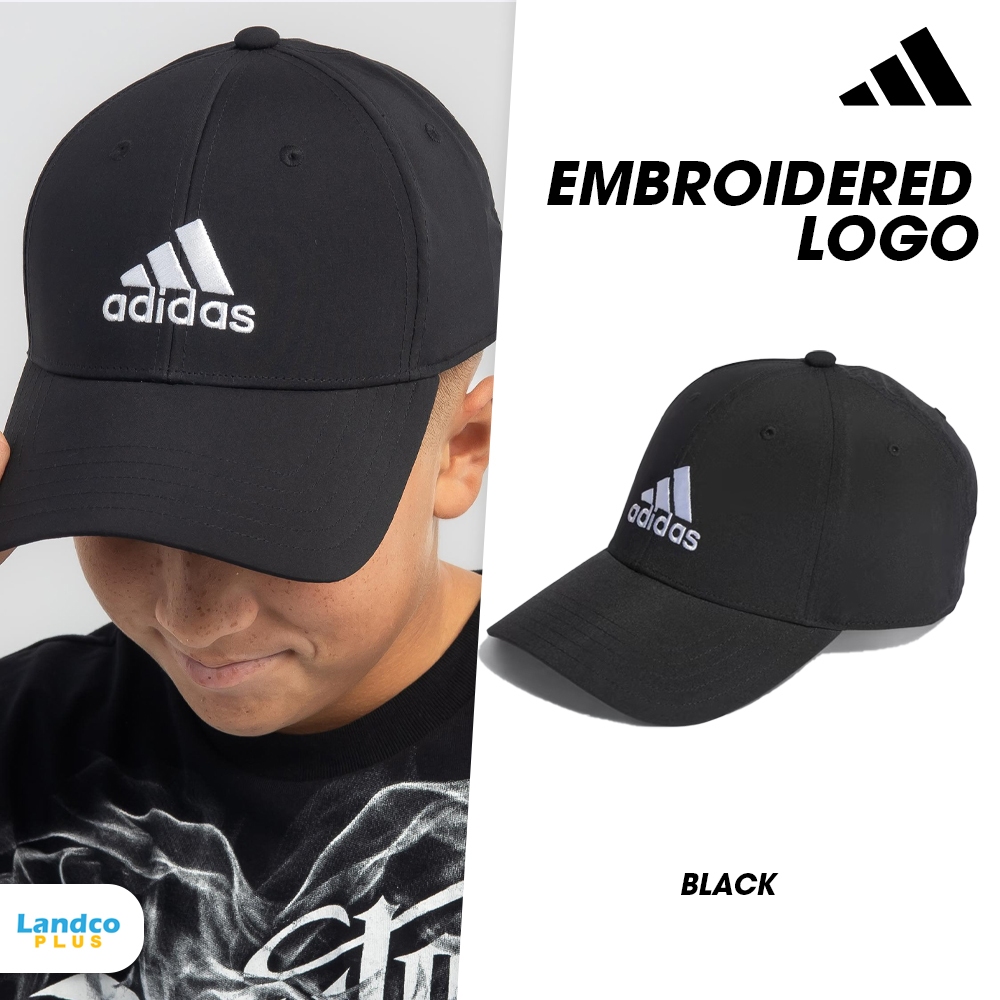 Adidas อาดิดาส หมวกแก๊ป หมวกเบสบอล แฟชั่น W Baseball Cap Embroidered Logo IB3244 BK (700)