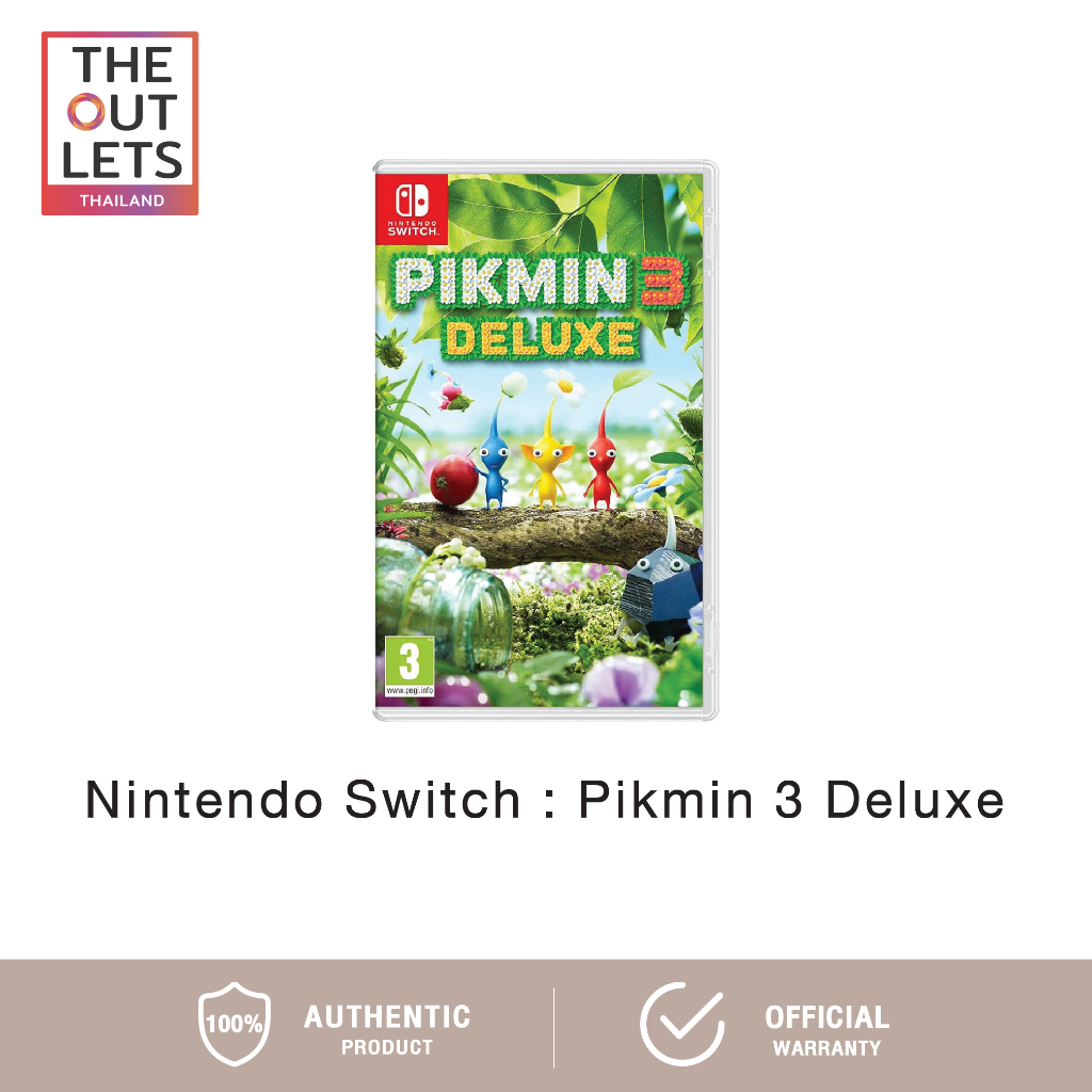 Pikmin 3 Deluxe Nintendo Switch Game แผ่นเกมส์ /