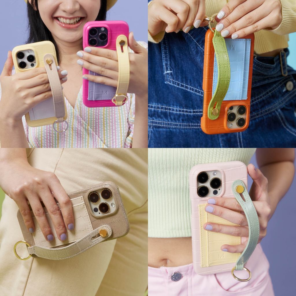(12 series)MUSE 3Tone Hand Strap Phone Case