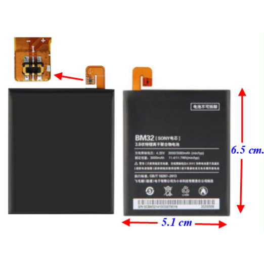 แบตเตอรี่ Xiaomi 4 (BM32