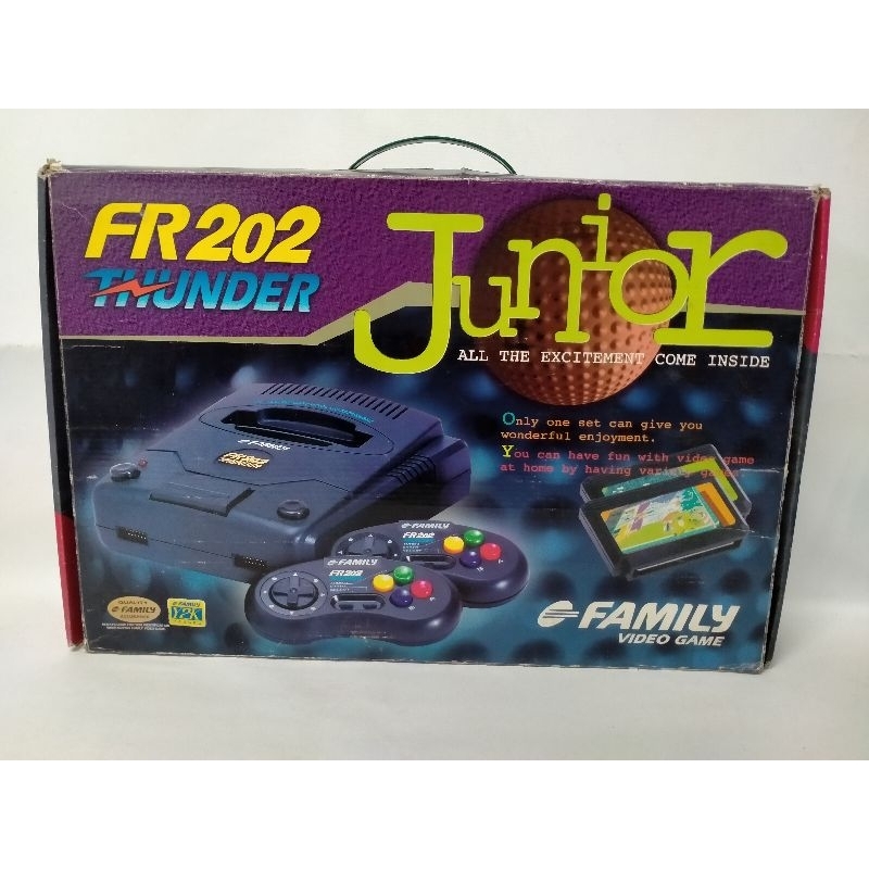 Family FR202 Junior งานแท้ จาก Family Computer ประเทศไทย ยุค90 ชุเไฟไทยพร้อมเล่น 66 เกมไม่ซ้ำระบบAVเ