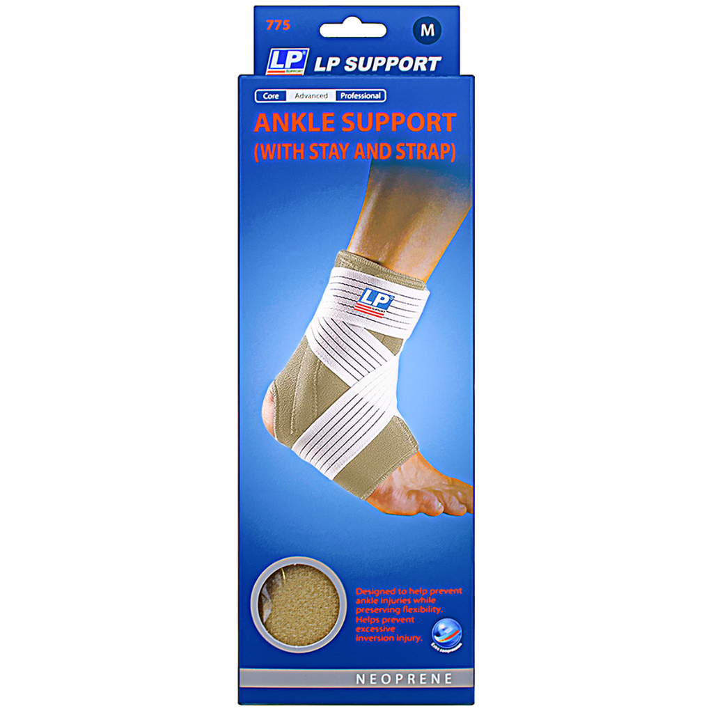 [ของแท้ 100%] LP SUPPORT 775 ผู้ชาย/ผู้หญิง ที่ซัพพอร์ทข้อเท้า ปลอกข้อเท้า ที่รัดข้อเท้า ANKLE SUPPORT