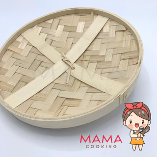Mama Cooking - เข่งติ่มซำ สไตล์ฮ่องกง ขนาดใหญ่พิเศษ 10 12 16 นิ้ว เข่งปลาทู เข่งนึ่งปลา เข่งไม้ไผ่