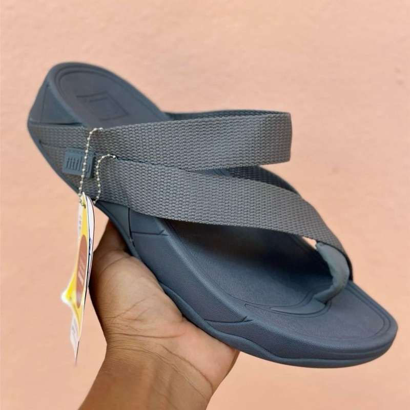 ส่งจากไทย📦 รองเท้าแตะผู้ชาย Fitflop พื้นโลโก้ มีป้าย นิ่มใส่สบาย รองเท้าทรงเอ🛵💨