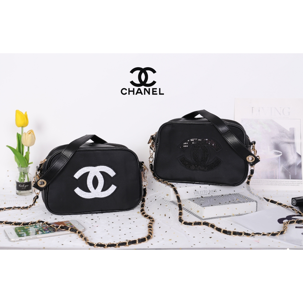 Chanel Sequin Crossbody Bag from Chane Perfume counter [Premium gift]