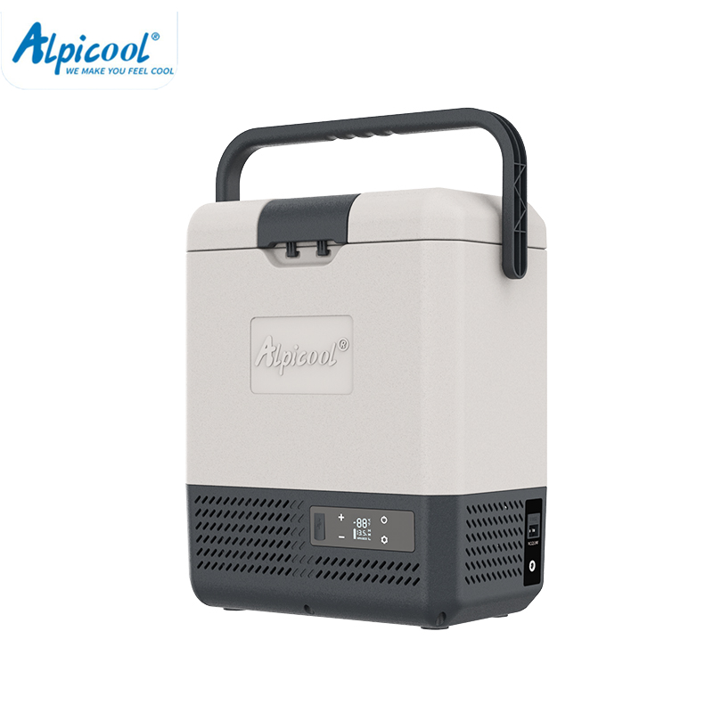 【ขายดี】Alpicool freezer P ตู้เย็นขนาดเล็ก12V/24V/220V ตู้เย็นพกพา ตู้เย็นในรถ ตู้เย็นมินิ เครื่องทำความเย็น เย็น±20°C