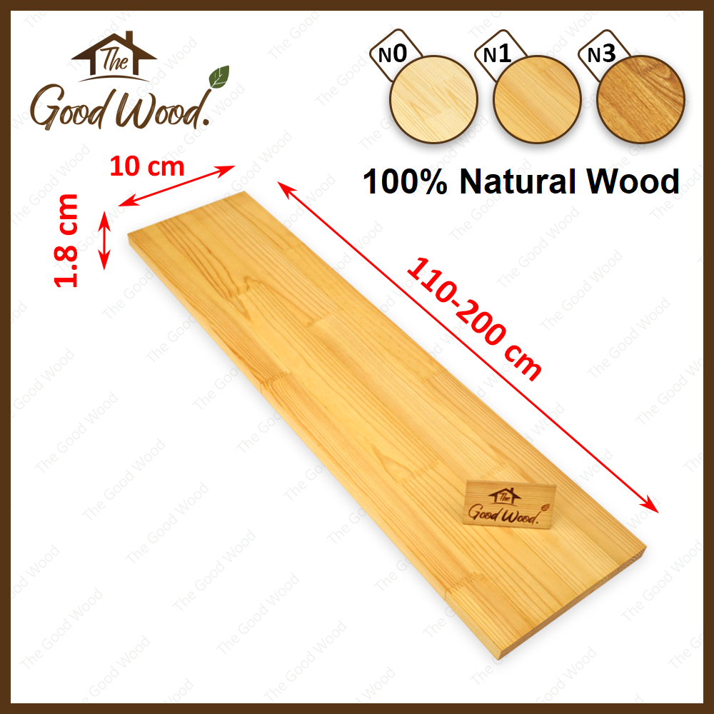 (จัดส่ง1-2วัน) ชั้นวางของ ไม้สน หนา 18mm. กว้าง 10cm. x ยาว 110-200cm. AA ต่อฟันปลา ไม้สนประสาน ไม้สนแผ่น ไม้สนนอก