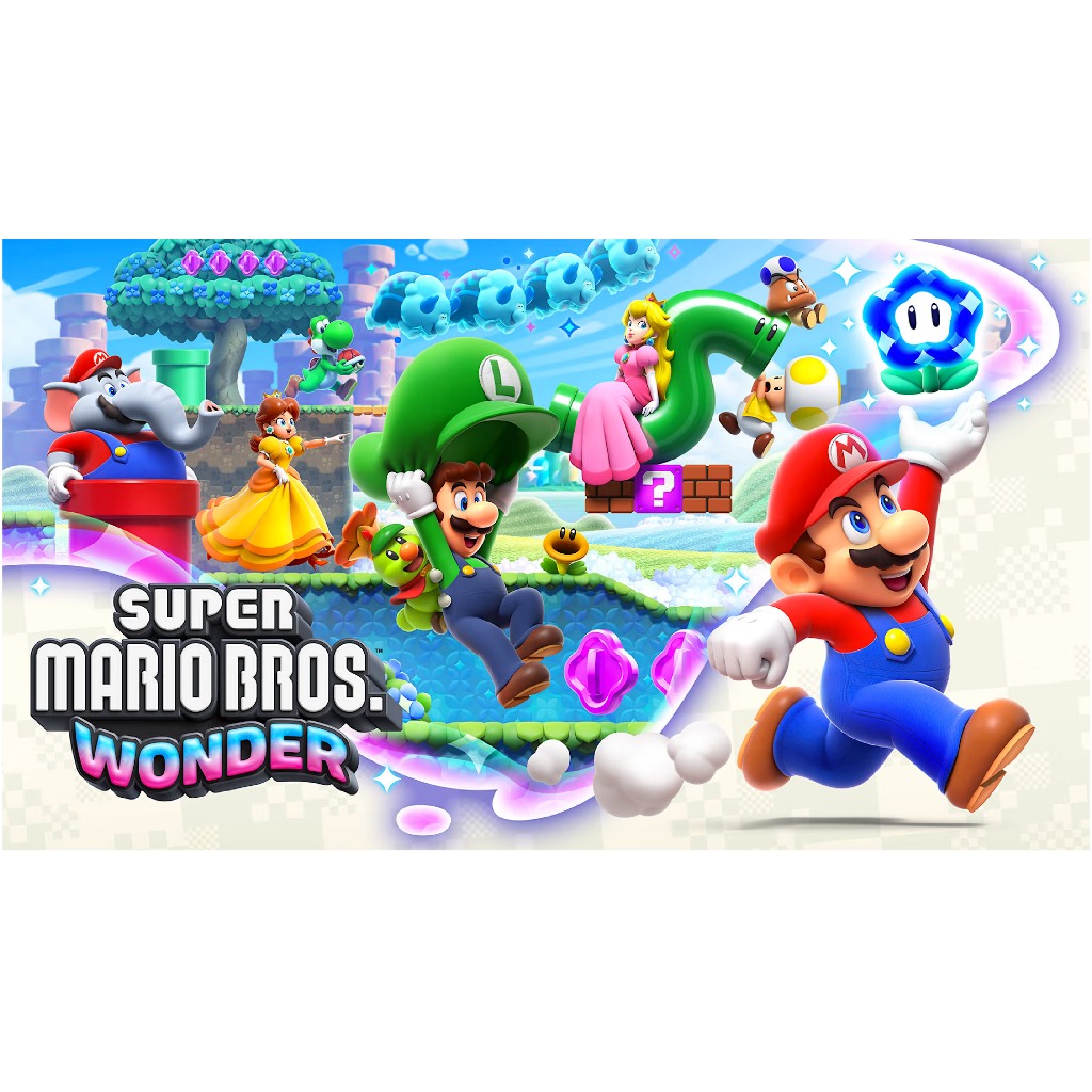 Nintendo Switch : Super Mario Bros Wonder นินเทนโด้ สวิตช์ แผ่นเกม
