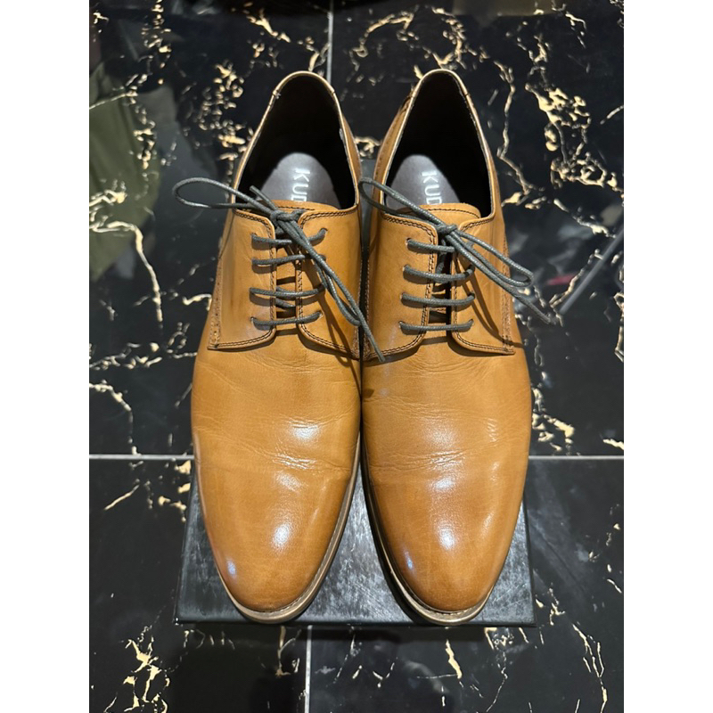 ✅ พร้อมส่ง!👞 FZA368-52F รองเท้าคัทชูหนังวัวแท้ รุ่นผูกเชือก จากแบรนด์ KUDOS