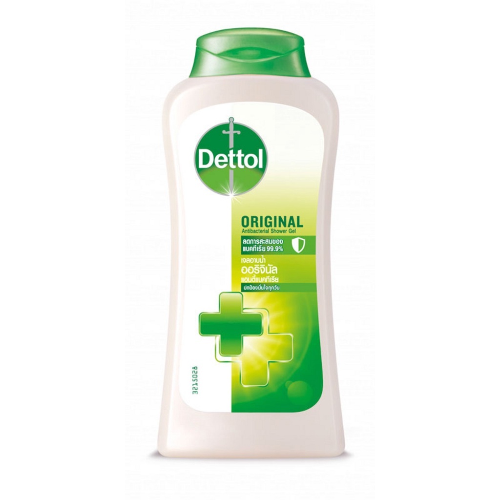 Dettol Original Antibacterial Shower Gel เดทตอล เจลอาบน้ำ ออริจินัล แอนตี้แบคทีเรีย 200 กรัม (1 ขวด)
